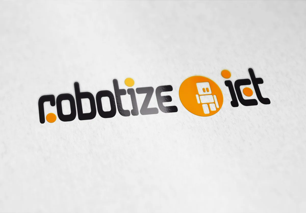 Robotize ICT — logo · mock-ups